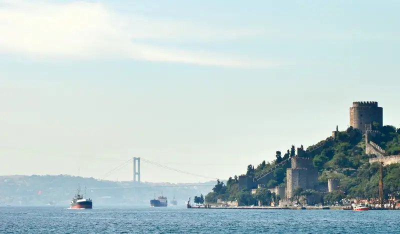Движение судов через пролив Босфор временно остановлено